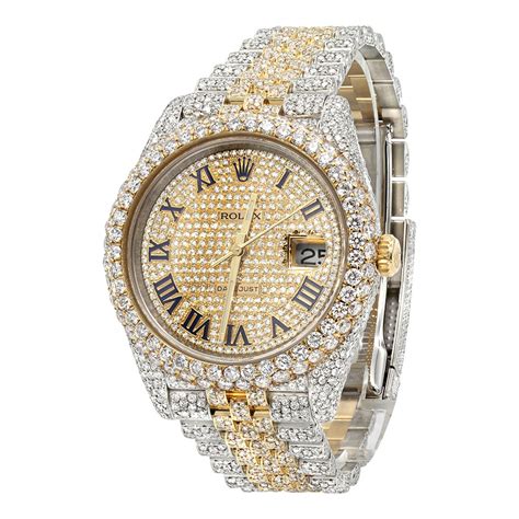 fake gold diamond rolex watch|are rolex watches real.